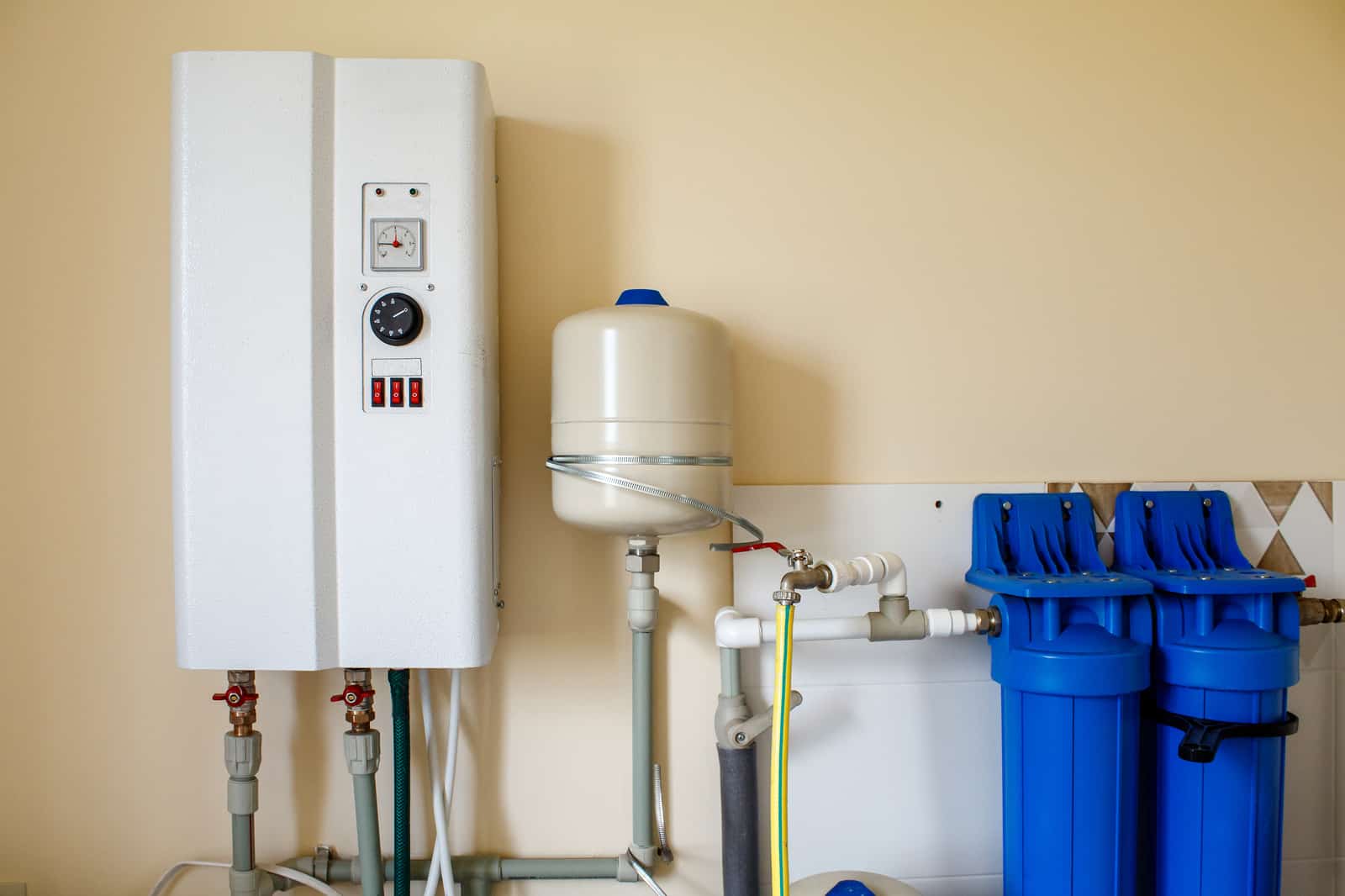 This tankless water heater is an example of green renovations that save you money and improve your home.